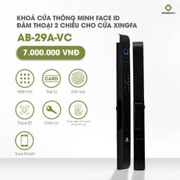 Khoá cửa nhận diện khuôn mặt cho cửa nhôm Xingfa AB-29A-VC